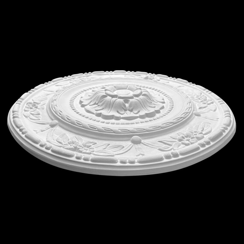 R385S Bead and Real Floral Ceiling Rose Solid - Image 2